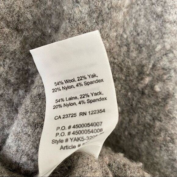 Aritiza-Community Plutarch Sweater Cowl Neck Long Sleeve Wool/Yak Blend - Picture 9 of 10